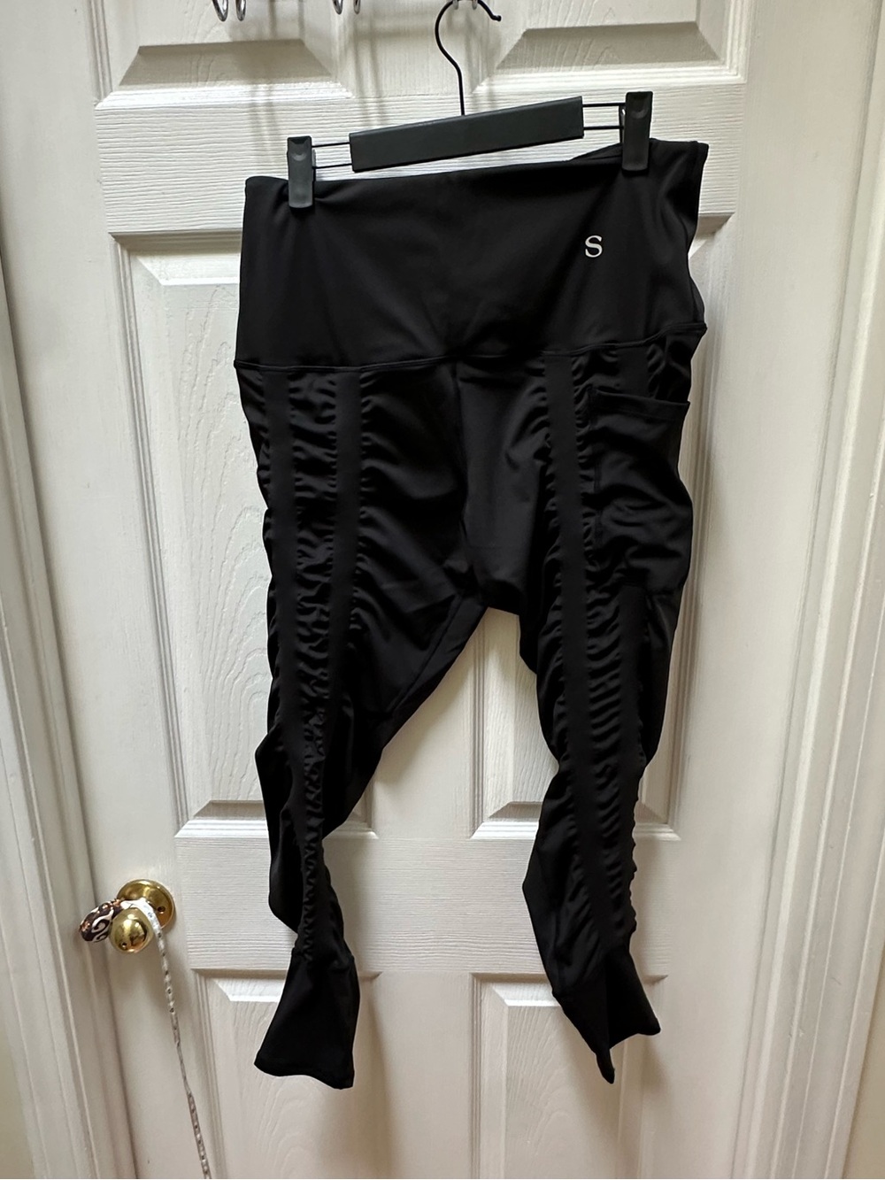 Skinnify Black leggings high rise XL full length